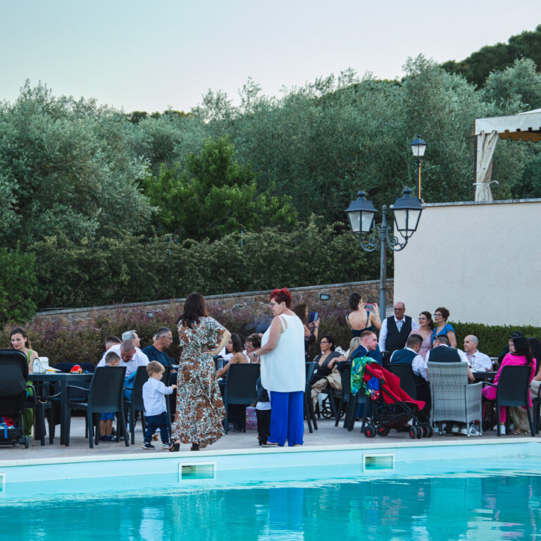 Villa la Rugiada, gli esterni